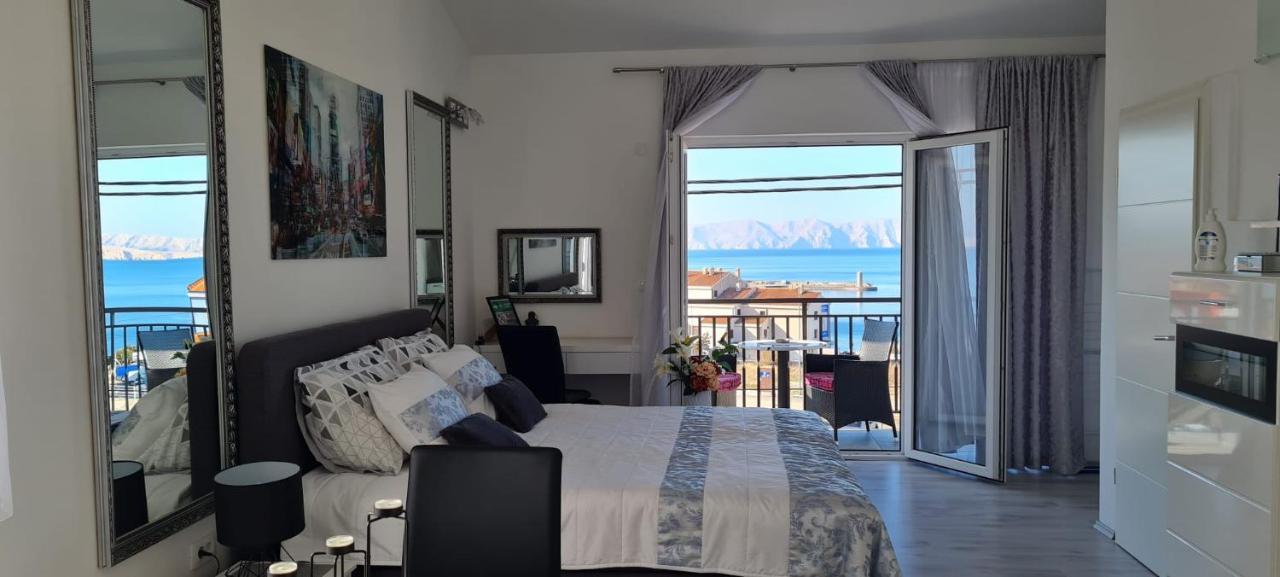 Apartmán Beautyful Sea View 6 Luxury Studio Danijela Senj  Exteriér fotografie