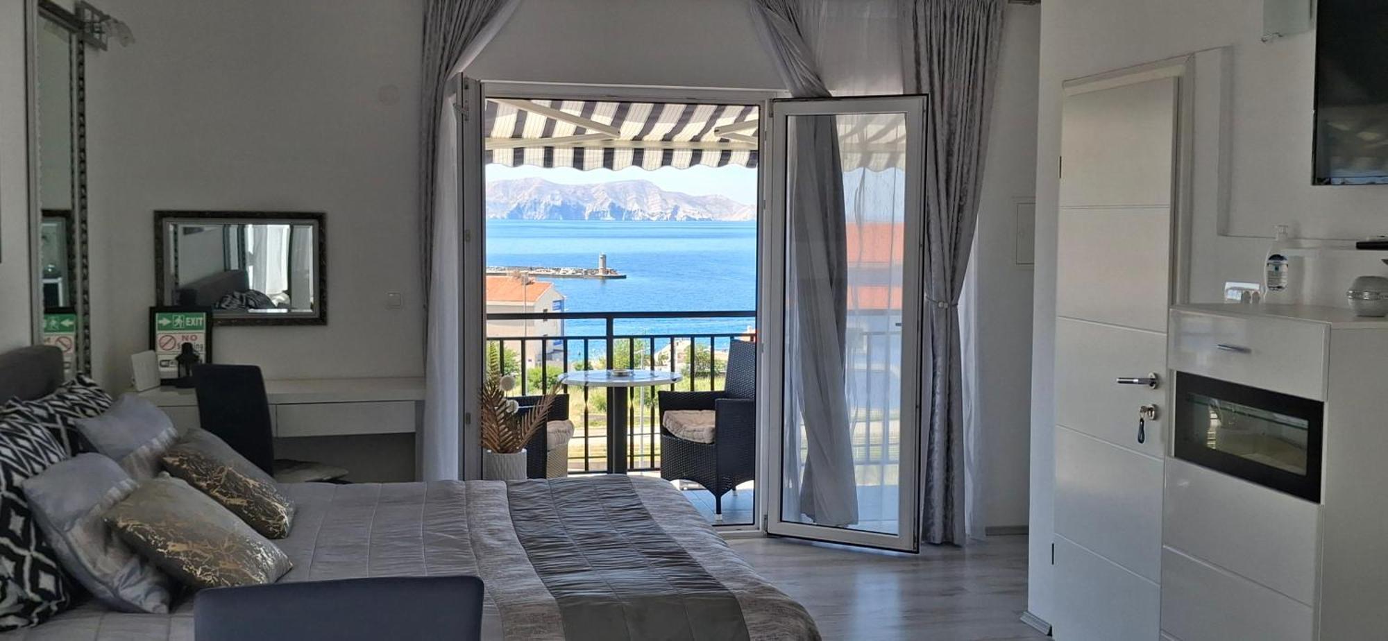 Beautyful Sea View 6 Luxury Studio Danijela Senj  Exteriér fotografie